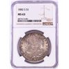 Image 1 : 1882-S $1 Morgan Silver Dollar Coin NGC MS63