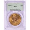 Image 1 : 1899-S $20 Liberty Head Double Eagle Gold Coin PCGS MS62 Old Green Holder