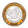 Image 1 : .999 Fine Silver Nugget Casino Sparks, NV $10 Limited Edition Gaming Token