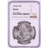 Image 1 : 1878-S $1 Morgan Silver Dollar Coin NGC MS64