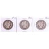 Image 1 : Lot of (3) 1911 Barber Half Dollar Coins