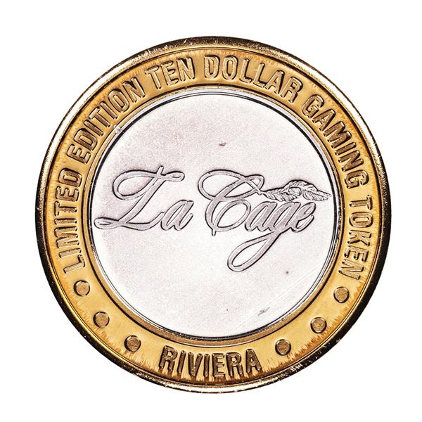.999 Silver Riviera Hotel and Casino $10 Casino Limited Edition Gaming Token