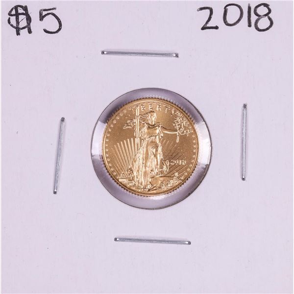 2018 $5 American Eagle Gold Coin