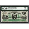 Image 1 : 1872 $50 State of South Carolina Revenue Bond Obsolete Note PMG Superb Gem Unc. 67EPQ