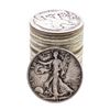 Image 1 : Lot of (20) 1918-1930's Walking Liberty Half Dollar Coins