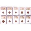 Image 1 : Lot of (10) Ancient Roman Empire Coins NGC Certified