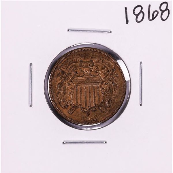 1868 Two Cent Piece Coin