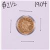 Image 1 : 1904 $2 1/2 Liberty Head Quarter Eagle Gold Coin
