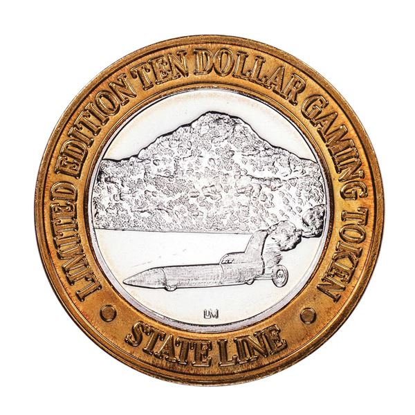 .999 Silver Stateline Wendover, Nevada $10 Limited Edition Casino Gaming Token