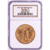 Image 1 : 1908 No Motto $20 St. Gaudens Double Eagle Gold Coin NGC MS63