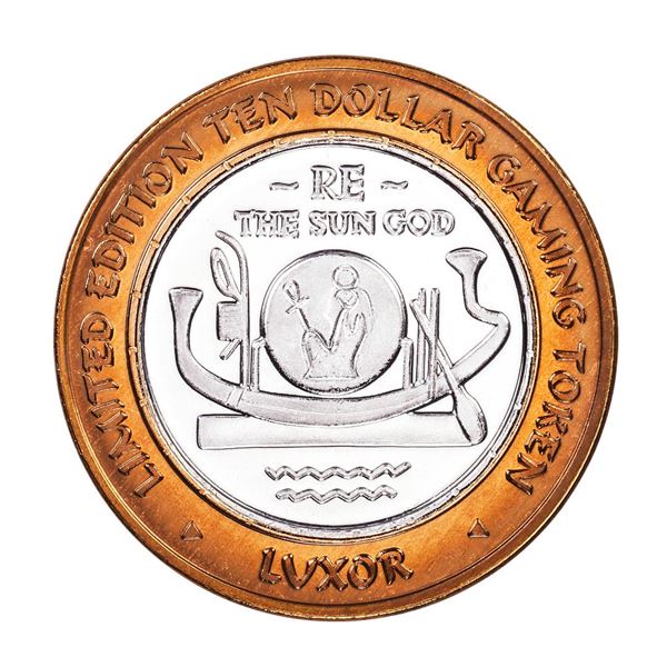 .999 Silver Luxor Las Vegas, Nevada $10 Casino Limited Edition Gaming Token