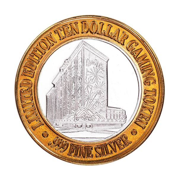 .999 Silver Comstock Hotel and Casino $10 Casino Limited Edition Gaming Token