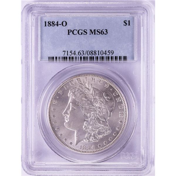 1884-O $1 Morgan Silver Dollar Coin PCGS MS63