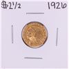 Image 1 : 1926 $2 1/2 Indian Head Quarter Eagle Gold Coin