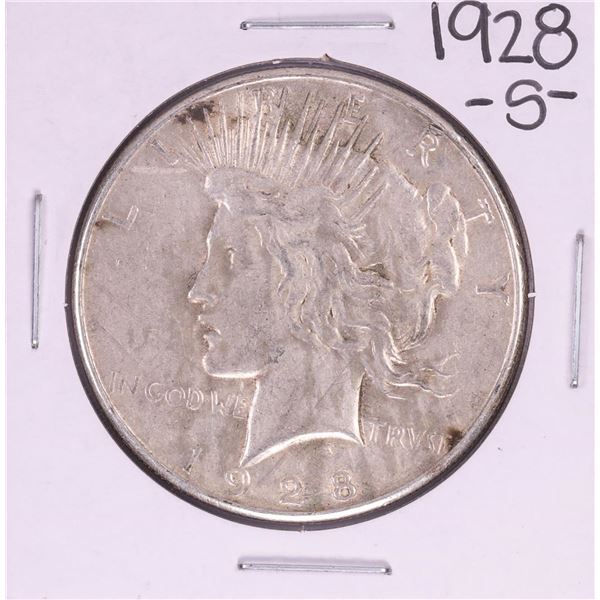 1928-S $1 Peace Silver Dollar Coin