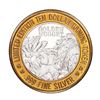 Image 1 : .999 Silver Golden Nugget Las Vegas $10 Limited Edition Casino Gaming Token