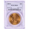 Image 1 : 1899-S $20 Liberty Head Double Eagle Gold Coin PCGS MS62