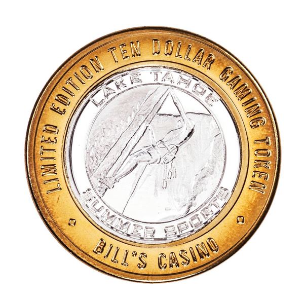 .999 Silver Buffalo Bills Resort & Casino Primm, NV $10 Limited Edition Gaming Token