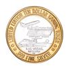 Image 1 : .999 Silver McCarran International Airport Las Vegas, NV $10 Limited Gaming Token
