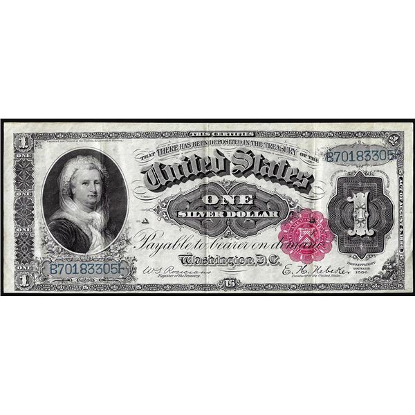 1891 $1 Martha Washington Silver Certificate Note