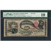 Image 1 : 1875 $2 Lazy Deuce North America Providence, RI National Currency Note PMG Very Good 10