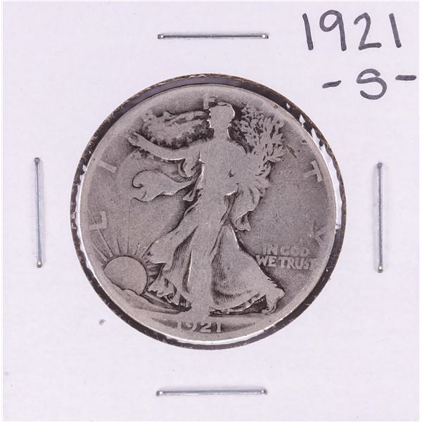 1921-S Walking Liberty Half Dollar Coin