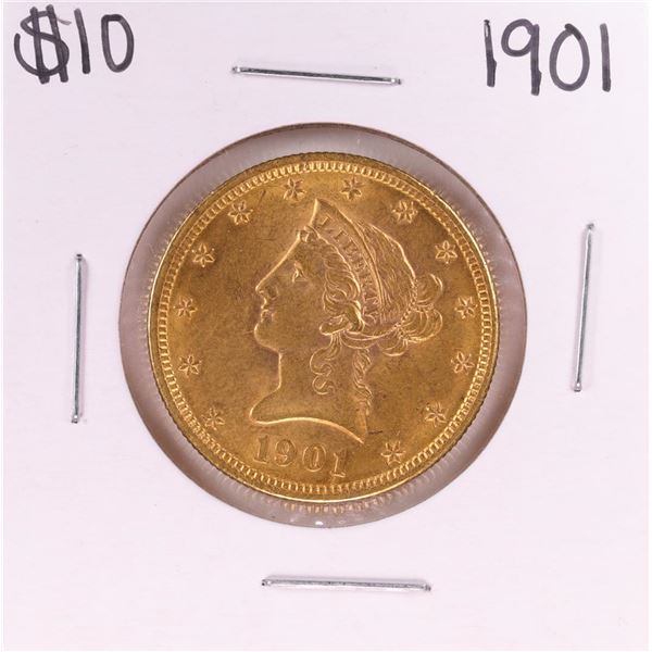 1901 $10 Liberty Head Eagle Gold Coin