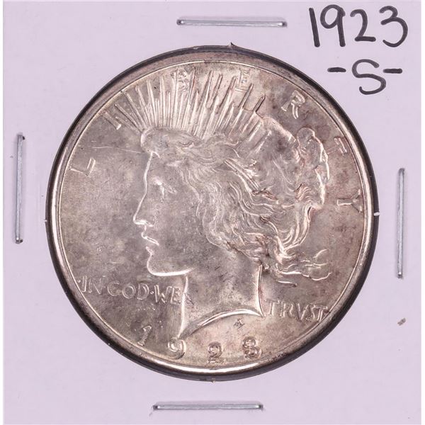 1923-S $1 Peace Silver Dollar Coin