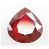Image 1 : 43.35ct Pear Cut Red Natural Ruby GGL