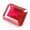Image 2 : 36.20ct Emerald Cut Red Natural Ruby GGL