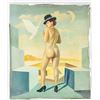 Image 2 : Belgian Surrealist Oil on Canvas Signed Magritte