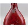 Image 4 : European Red Glass Bottle Signed MUESTRA