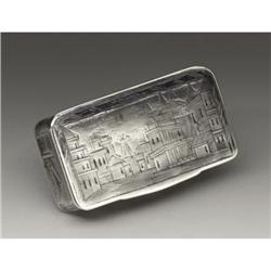 A Russian Silver Snuff Box