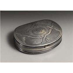 A Russian Silver Snuff Box