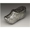 Image 1 : An American Silver Shoe Shape Snuff Box 