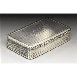 A George IV Silver Snuff Box 