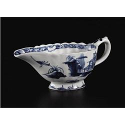 An 18th Century Worcester Sauceboat 