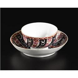 An 18th Century Worcester Cup and Saucer 