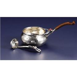 Mexican Silver Ladle, F. Ramirez, c. 1940-60 