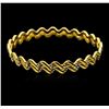 Image 2 : 22KT Two-Tone Gold Fancy Bangle Bracelets