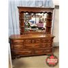 Image 3 : 8 Drawer Dresser with Mirror (2 Pieces) (Total 73-1/2"H x 66"W x 19"D)