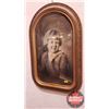 Image 2 : Framed Convex Photo of Young Girl (22-1/2"H x 14-1/2"W)