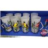 Image 2 : Box Lot: Bird Theme (Incl. Glass Tumblers in Carry Case, Wood Pecker Plate, Glass Stir Sticks, etc) 