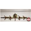 Image 2 : Home Décor Wall Hanging Vintage Airplane Front (Brass/Light Up) (80" Wingspan)