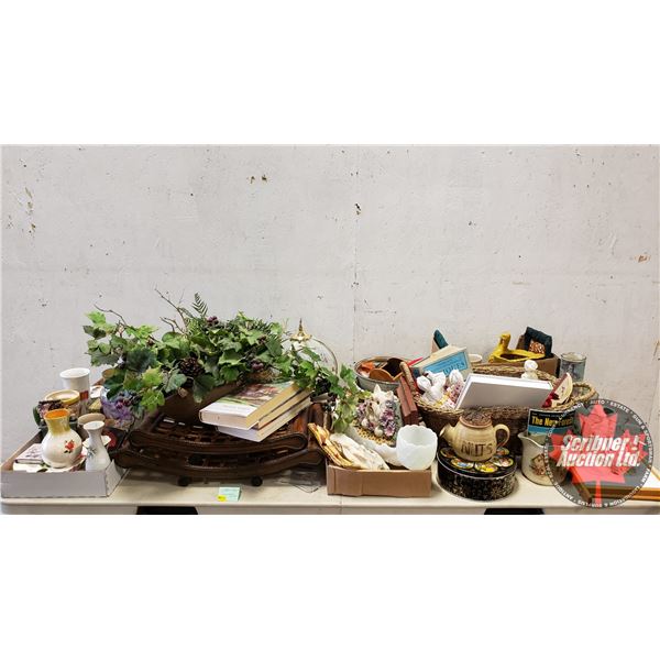 Large Collector Combo - Bulk Buy !! (Incl: Silk Plants, Books, Lamp, Mugs, Pottery, etc) Must See Pi