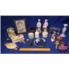 Image 1 : Tray Lot: Lady Vanity Décor (Incl. Jewellery Box, Minton Dresser Set, Snow Globe Ornaments, etc) See