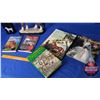 Image 2 : Tray Lot: Horse Theme (Incl. Statue, White Horse Bottle, Books) See Pics!