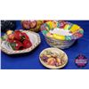 Image 2 : Tray Lot: Fruit Theme (Incl. Dishes, Mugs, Napkin Holders, Candle Holders, etc) See Pics!