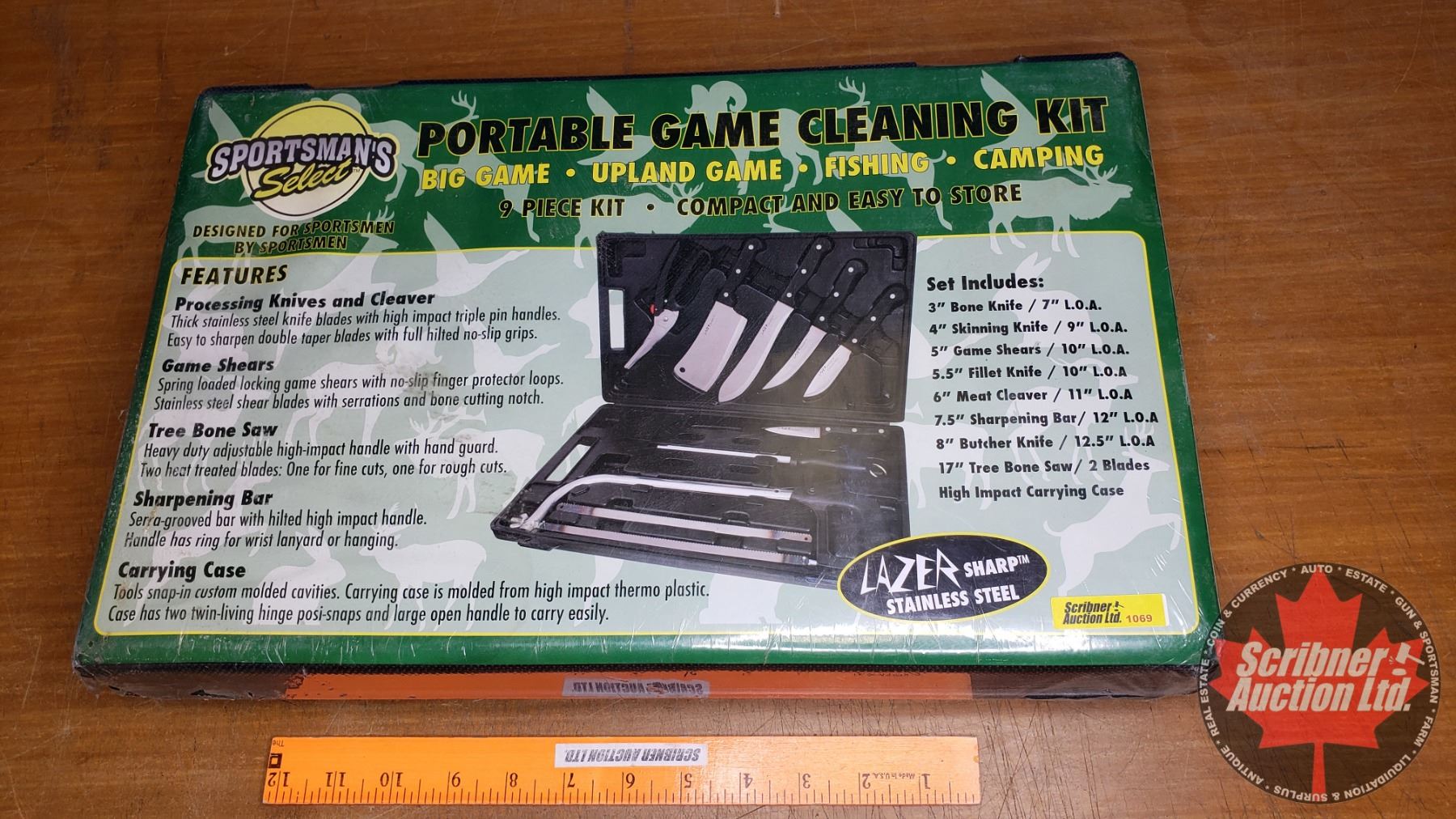 Sportsman's Select Portable Game Cleaning Kit (9pc Kit) (Never Opened