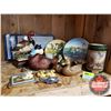 Image 1 : Large Duck Collection : Ornaments, Ducks Unlimited Plates, Coasters, Ducks Unlimited Candle Holder, 